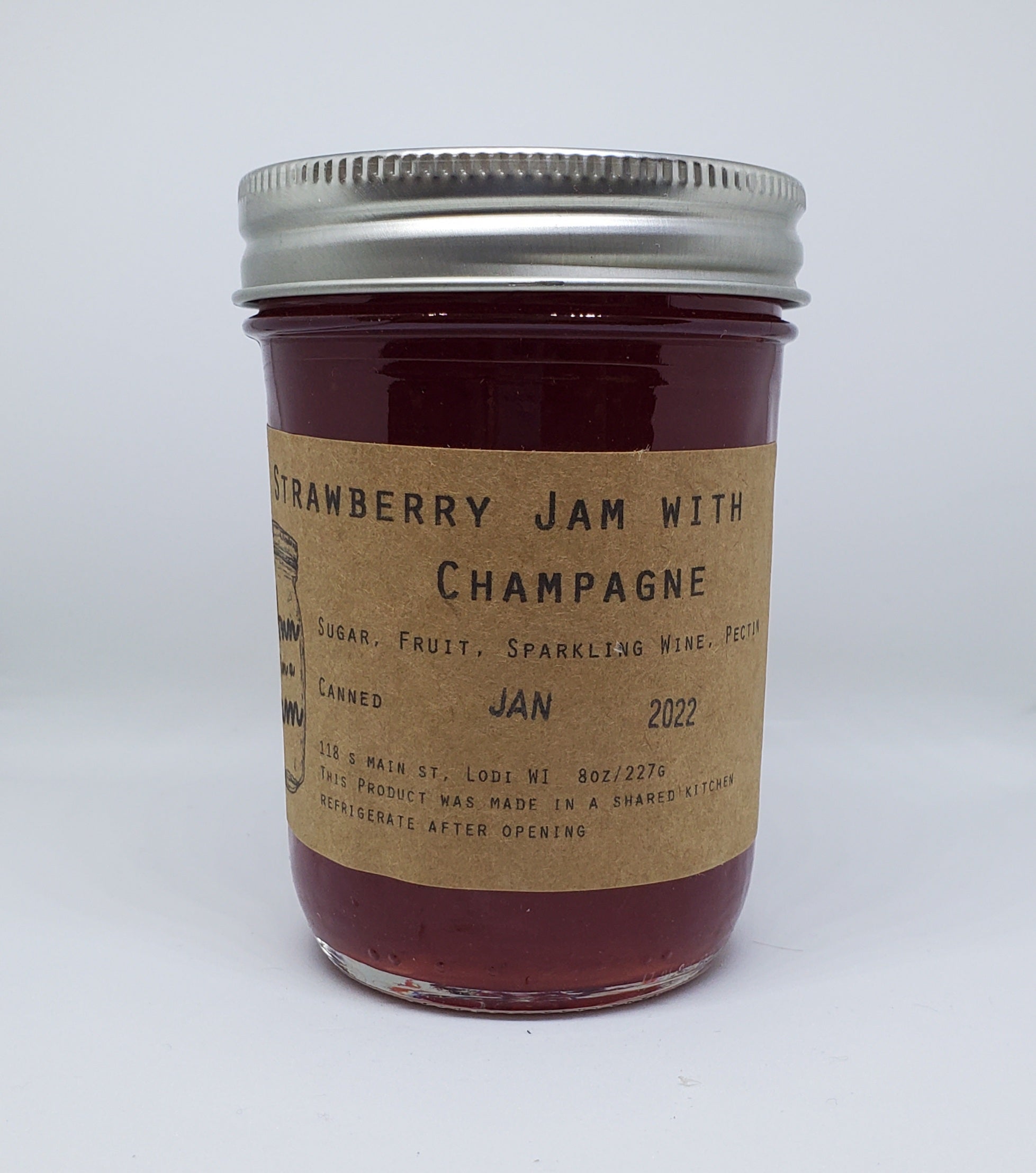 Strawberry Champagne Jam