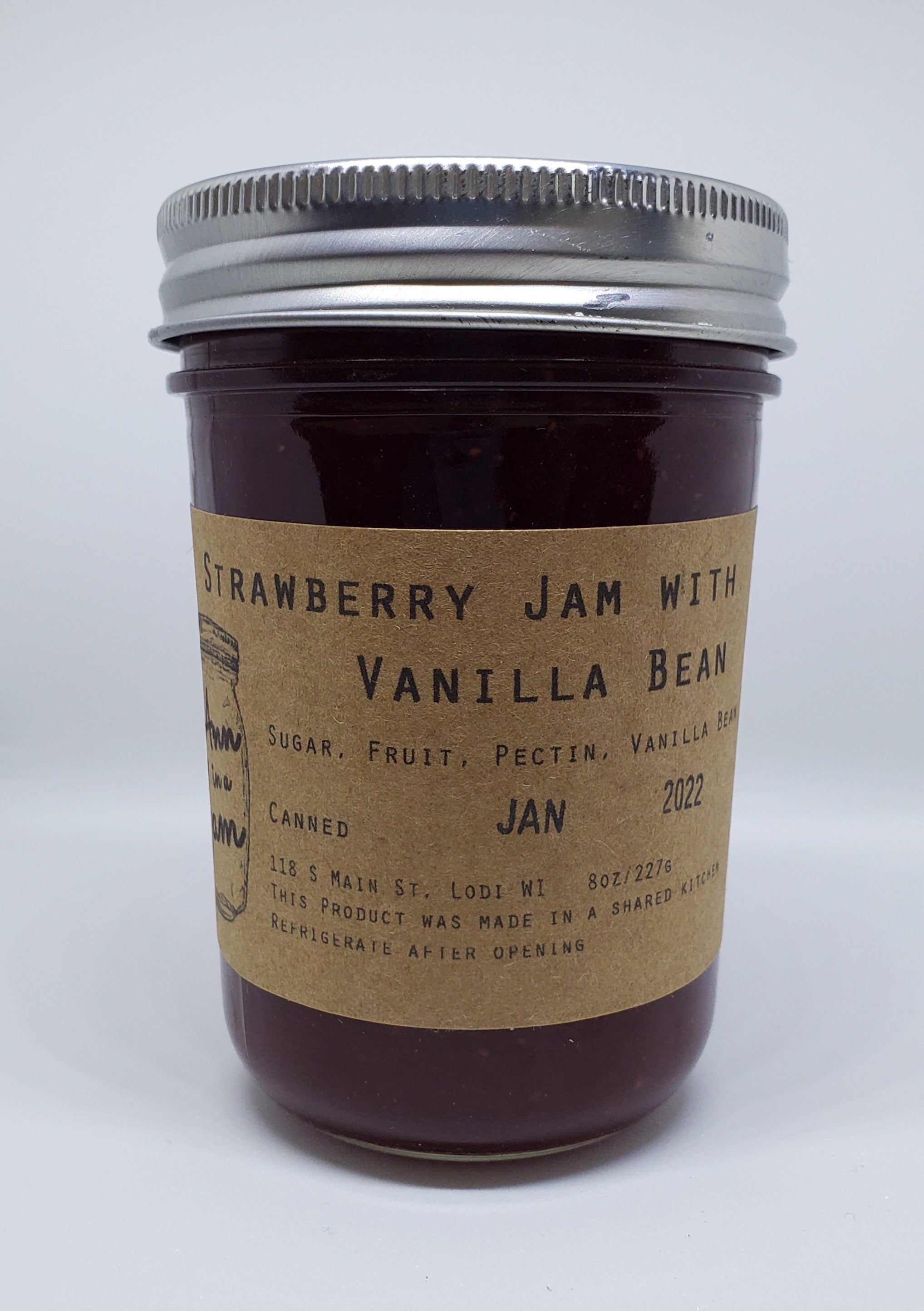 Strawberry Vanilla Bean Jam